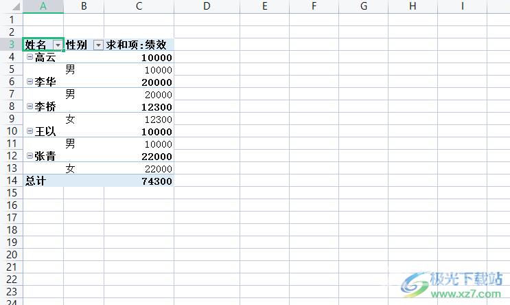 wps删除数据透明表的教程