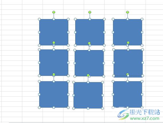 ​excel制作九宫格图片的教程 