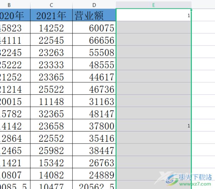 ​wps表格隔10行就删除一行的教程