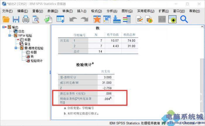 怎么使用SPSS对两个独立样本进行非参数