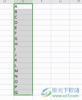 wps表格快速填入ABC序列的教程