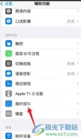 ​iPhone13自动隐藏指针的教程