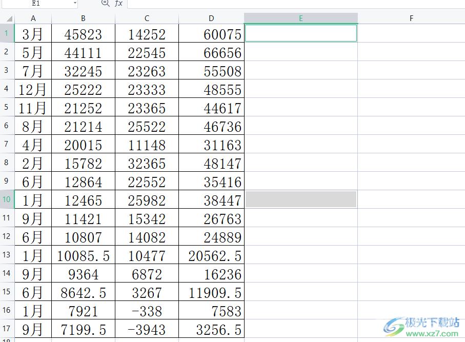 ​wps表格每隔n行删除一行的教程