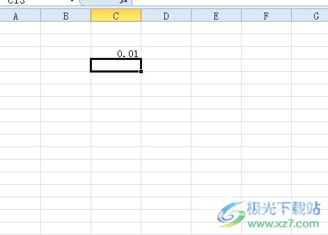 ​excel输入1显示0.01的解决教程