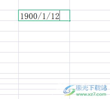 ​wps表格输入数字变成日期的教程