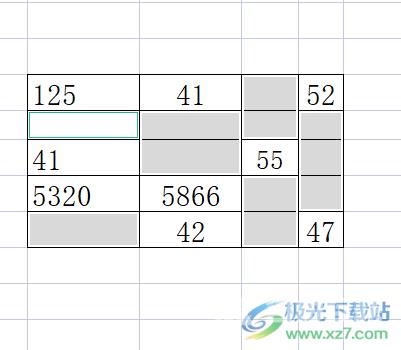 ​wps表格给空白格填充数字0的教程