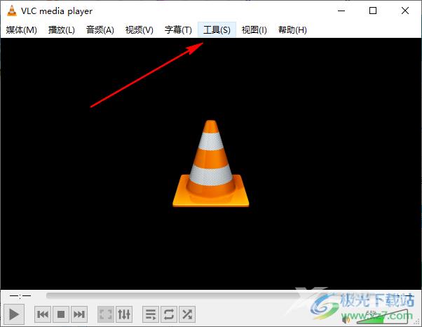 vlc media player设置缩放界面至视频大小的方法