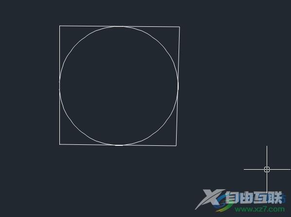 中望cad设置出圆的外接正方形的教程