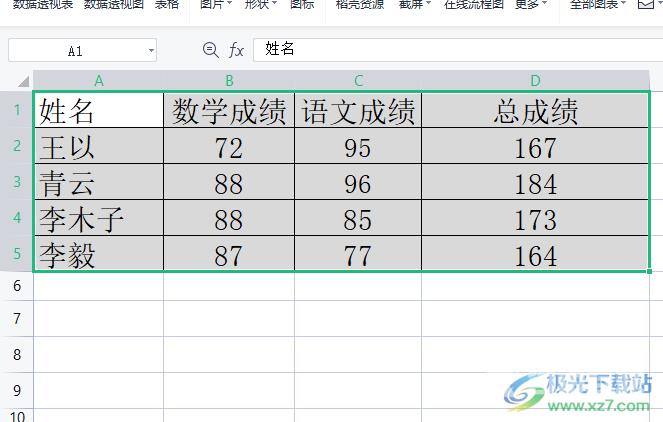 wps表格将两个图表合在一起的教程