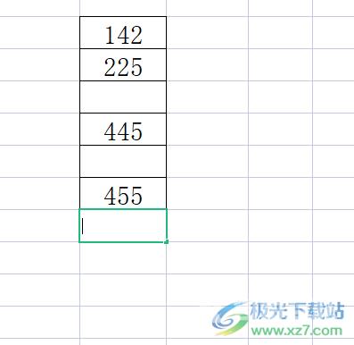 wps表格隔行求和的教程