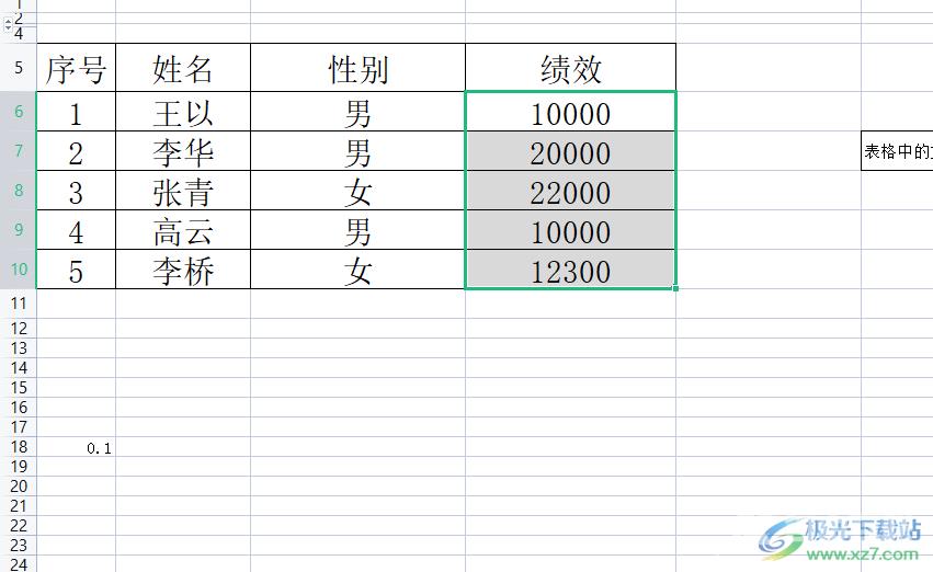 wps在表格进行数据对比上的教程