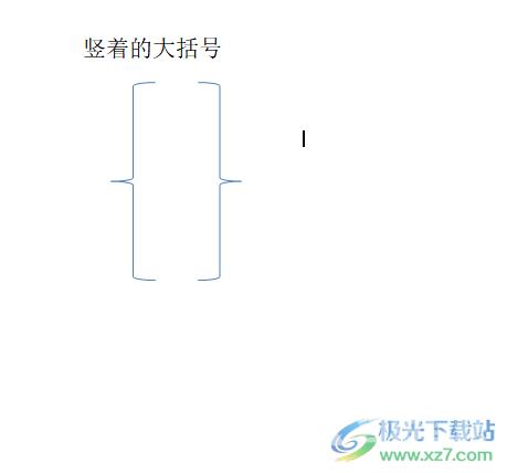 word文档竖着的大括号打出来的教程