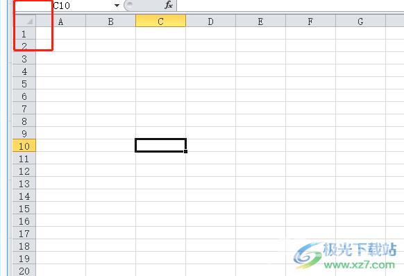 ​excel改变表格整体底色的教程