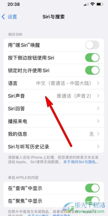 iPhone13设置siri的声音的教程