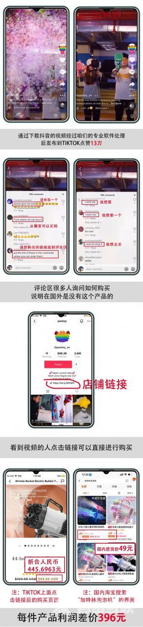 TikTok搬运视频，一周赚4850元，1天只要1小时！