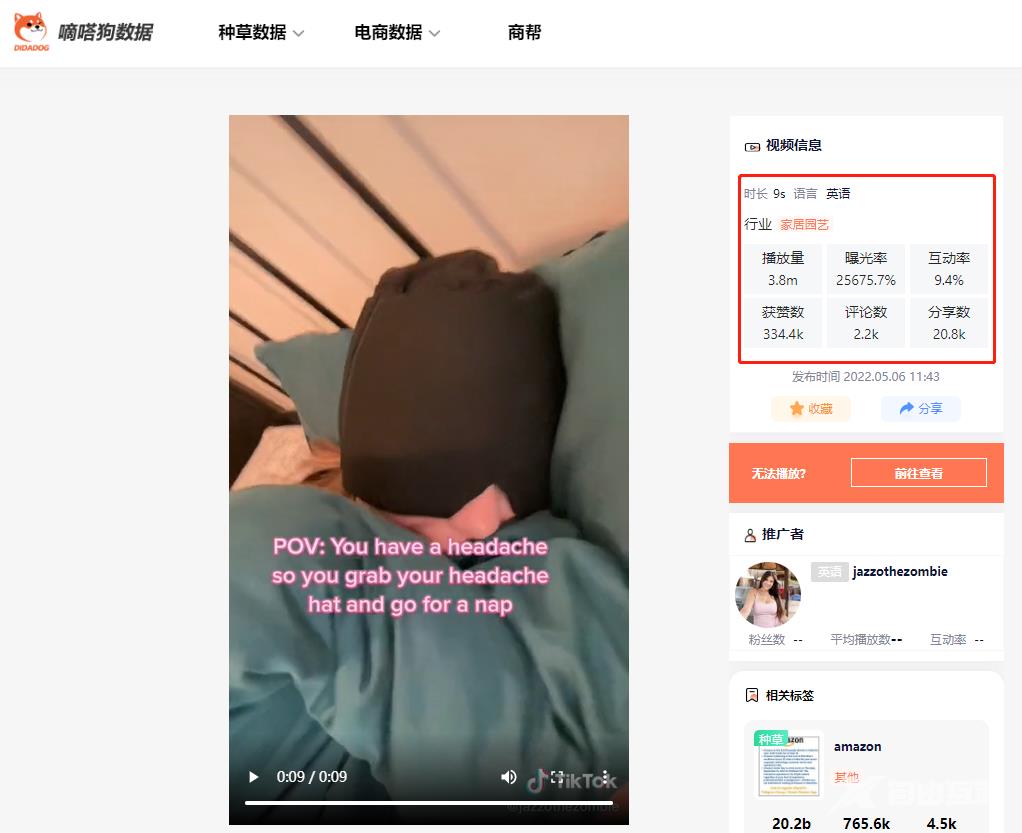 TikTok上的火爆产品偏头痛帽