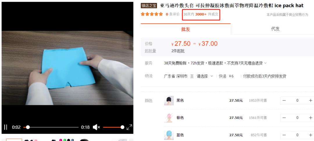 TikTok上的火爆产品偏头痛帽