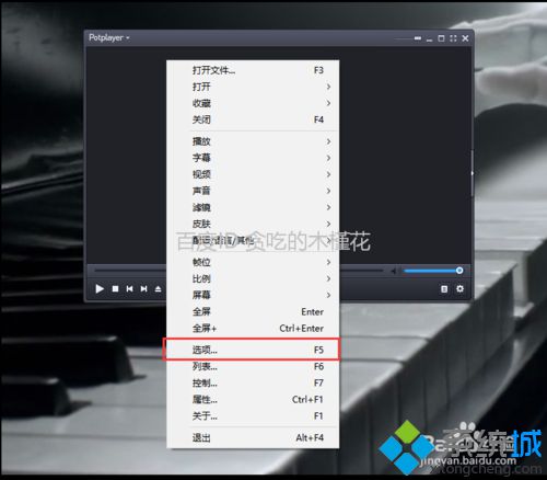 windows10系统下设置PotPlayer播放器的步骤1