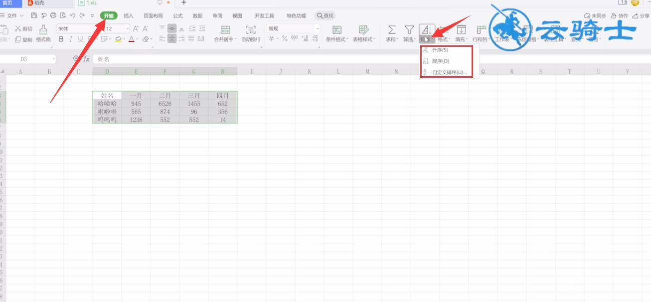 wps表格排序怎么弄(2)