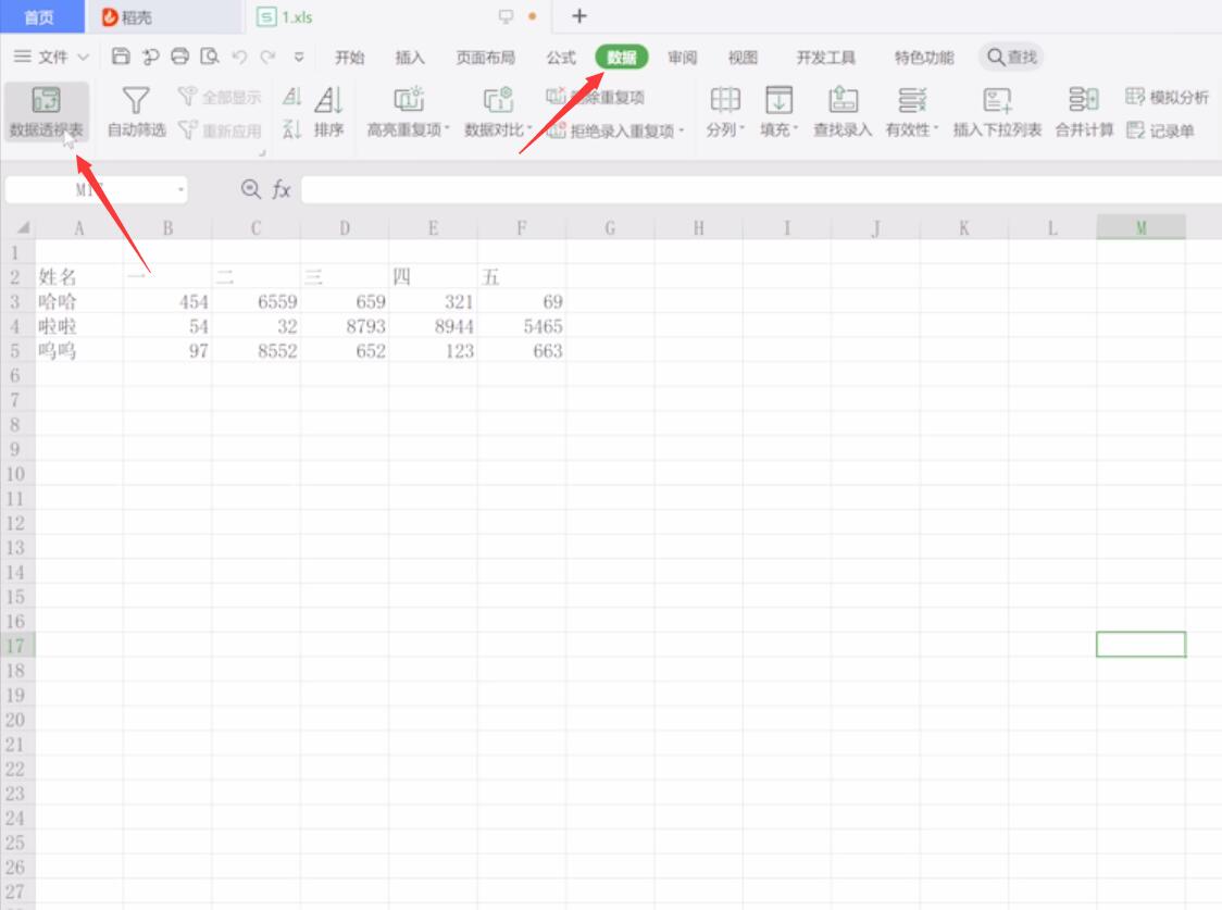 wps表格的数据分析在哪(1)