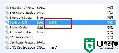 win10系统Bonjour服务未开启怎么办_win10开启Bonjour服务的详细方法