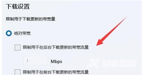Win11系统怎么限制后台下载更新的速度