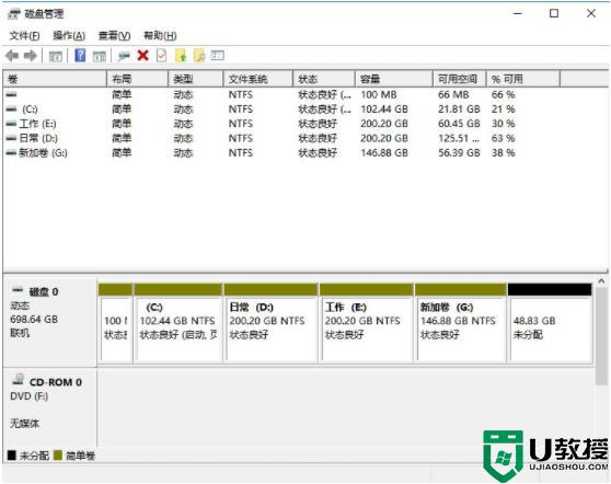 win11系统分盘如何重新分盘_win11分盘分错了怎么重新分盘