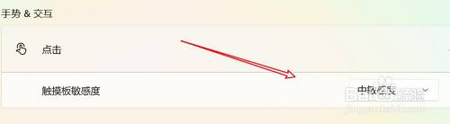 win11触摸板灵敏度调节步骤_win11触摸板设置灵敏度的方法