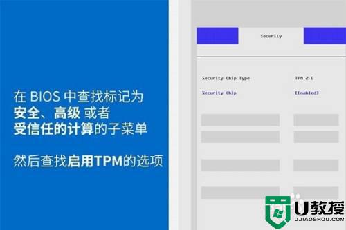 windows11 tpm2.0如何开启_windows11 tpm怎么打开