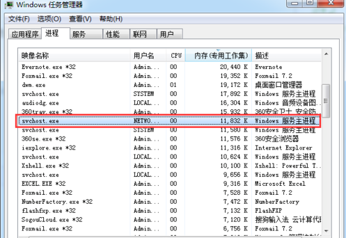 win7svchost占用内存过高怎么办(5)