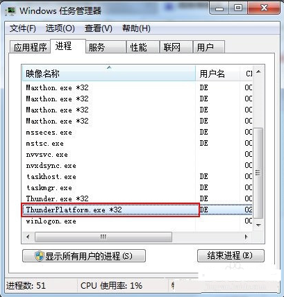 禁止迅雷thunderplatform进程开机启动方法