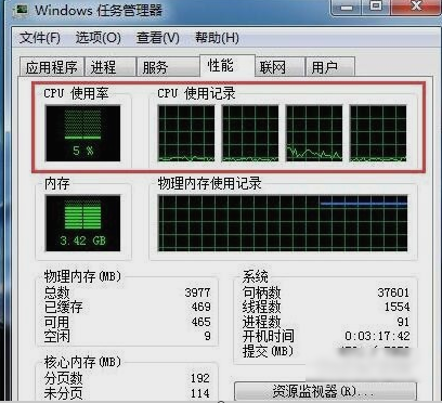 解决win7cpu使用率忽高忽低方法(1)