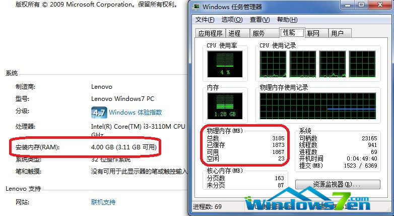 教你深度技术Ghost win7 32位旗舰版无法使用4g内存