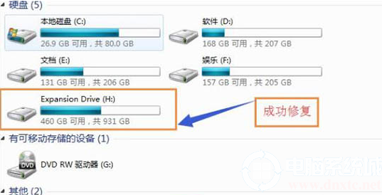 win7移动硬盘打不开解决方法