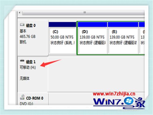 win7系统不显示移动硬盘怎么回事 win7移动硬盘在电脑上显示不出来如何处理