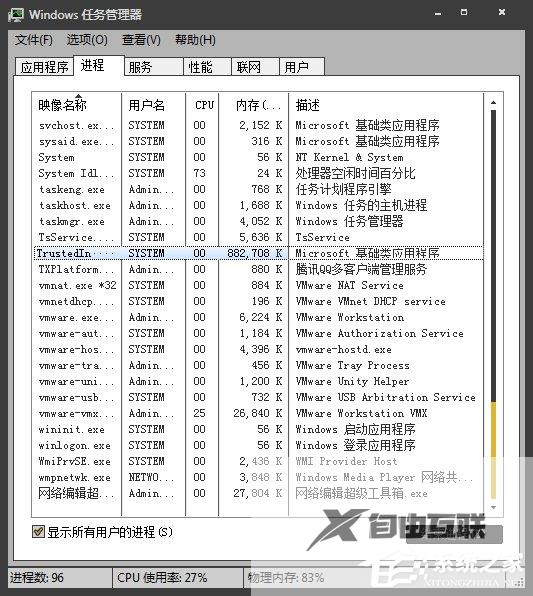 Trustedinstaller占内存