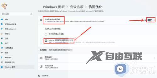 win11打开传递优化的方法_win11如何打开传递优化功能