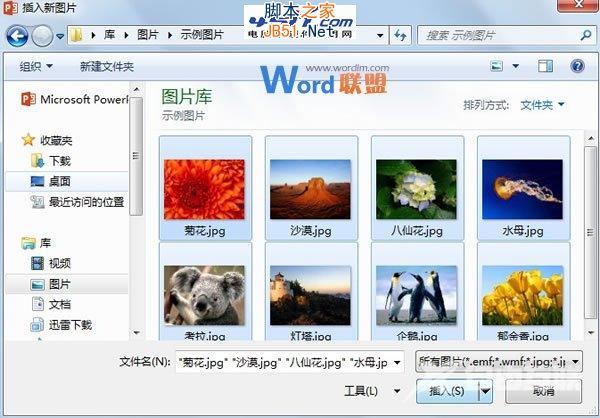 在PowerPoint 2013中如何快速批量导入图片