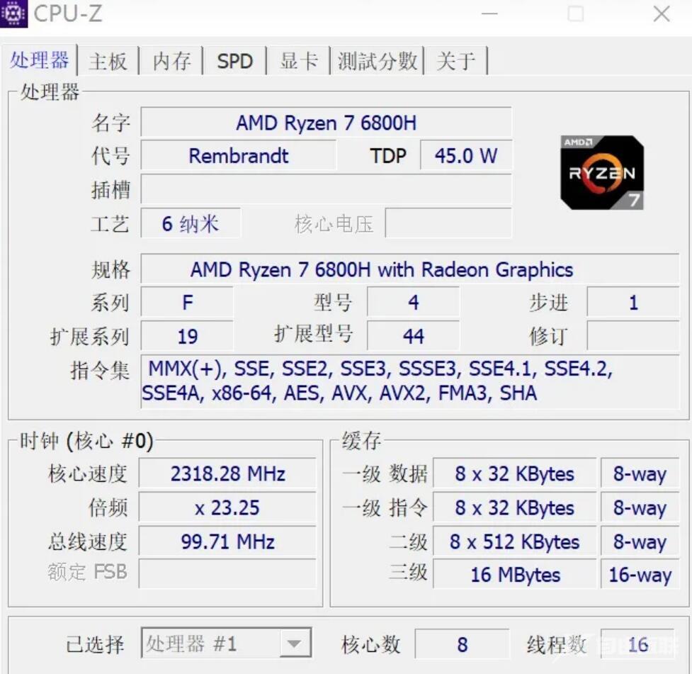 R7 6800h核显相当于什么显卡？