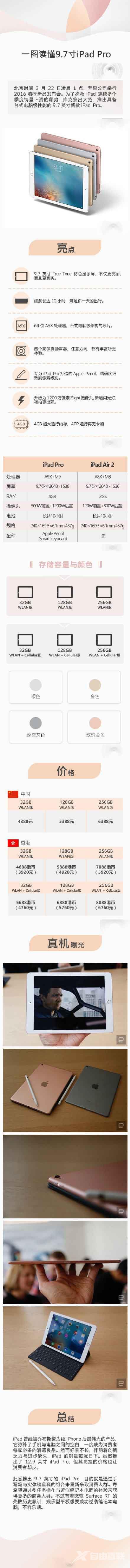 9.7英寸iPad Pro有iPad Air 2有什么区别?