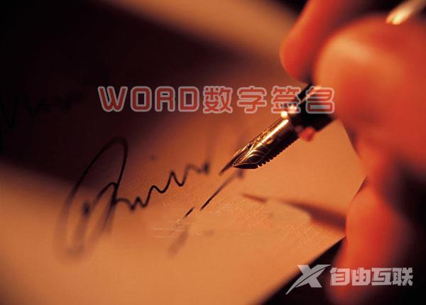 word数字签名有什么用？word数字签名保护文档方法步骤