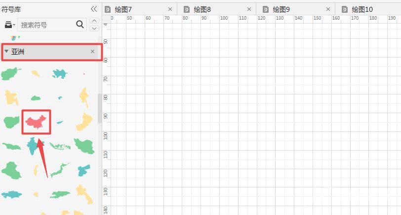 EDraw Max亿图图示怎么画中国地图?
