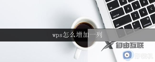 wps怎么增加一列 wps表格如何增加一列