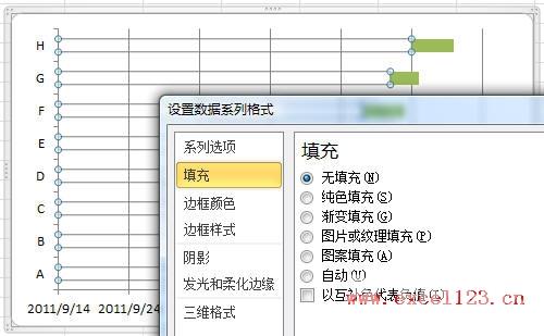 甘特图怎么画？Excel2010甘特图绘制方法（图文介绍）