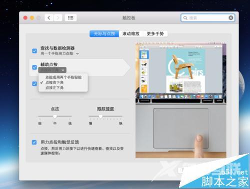 MacBook Pro触控板手势在哪里设置?
