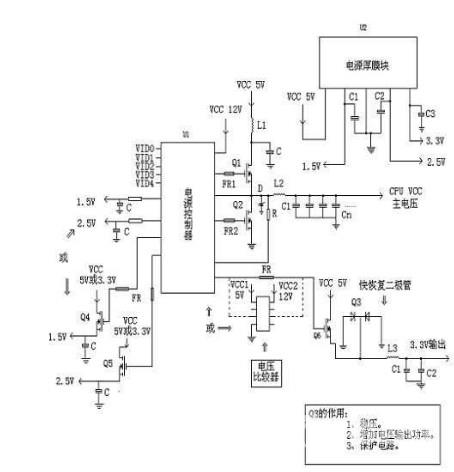 CPU单相供电电路详解及检查维修流程(图文教程)