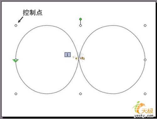 如何让PowerPoint文档中的蜜蜂使用幻灯片跳起8字舞