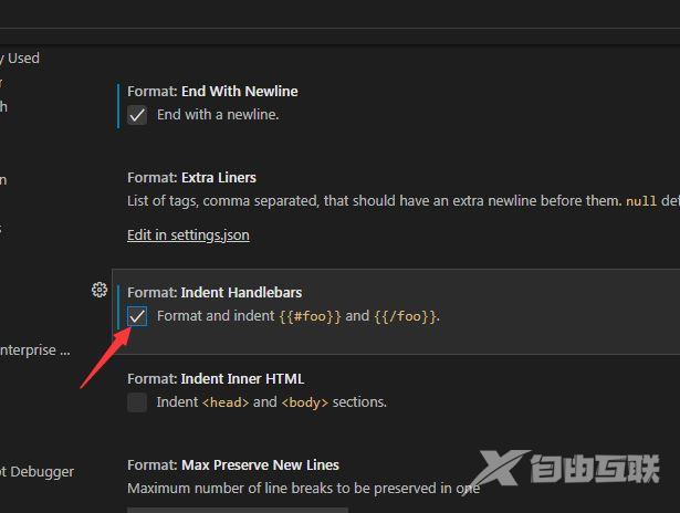 VSCode如何设置额外行格式?VSCode设置额外行格式的方法截图