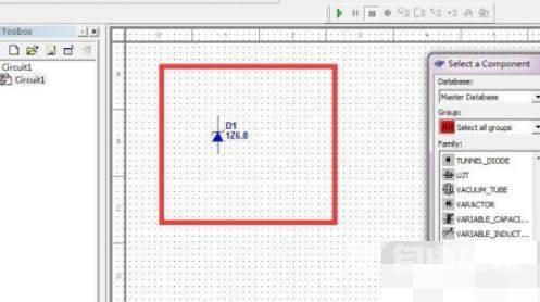 multisim怎么绘制1Z6.8二极管？multisim绘制1Z6.8二极管教程截图