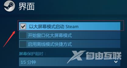 steam如何设置大屏幕和全屏？steam设置大屏幕和全屏的方法截图